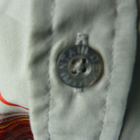 Mountain Dew Gray Button Front Shirt Size XL - Picture 4 of 8